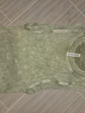 Zenana Padded Tank  Olive Green Ribbed Tank Top